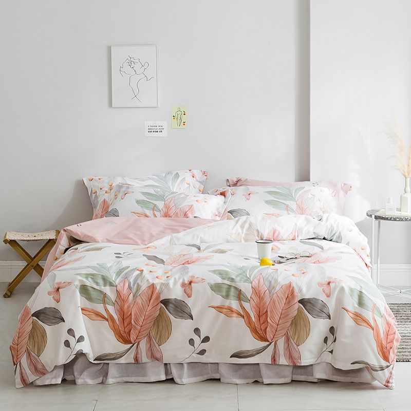 Manufacturer Wholesale INS Fresh Nordic Style Reactive Printing Pure Cotton Four-Piece All-Cotton Simple 4-Piece Bedding Set_maomaolike.com