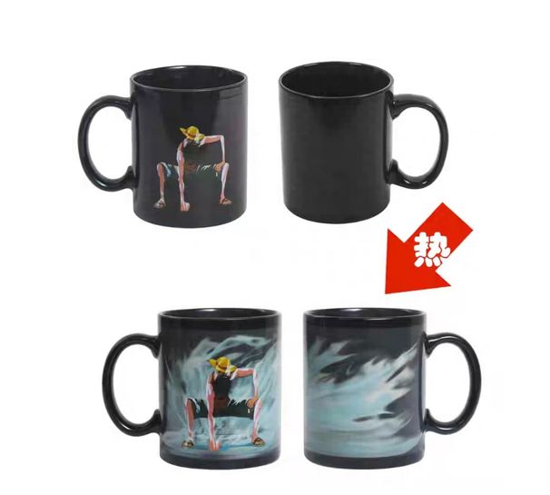 Dragon Ball Changing Son Goku Bulma Anime Peripheral Cartoon Creativity Change Color Mug Office Ceramic Cup_maomaolike.com