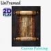 Ancient Scroll Painting Poster, Vintage Aged Scroll With Elaborate Ancient Script Poster, Brings Classic Historical Charm, Suitable For Study, Home_maomaolike.com