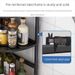 Kitchen Storage Countertop Triangle Corner Spice Organizer Multi-Functional Seasoning Rack_maomaolike.com