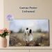 Jesus Companion Religious Painting Poster, Soft Misty Serene Meadow Walking Scene Poster, Peaceful Spiritual Decor Ideal For Home, Prayer Room_maomaolike.com