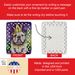 English Bulldog King Of Mardi Gras Porcelain Ornament Christmas Tree Hanging Decorations For Home Christmas Holiday, Rectangle, Gift, Multicolor_maomaolike.com