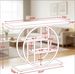 41.3" Console Table Sofa Table Entryway Console Table Narrow Wood Accent Tables_maomaolike.com