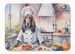 Afghan Hound The Chef Memory Foam Kitchen Mat Machine Washable Anti-Fatigue Mat Cushion Comfort Bath Mat Or Kitchen Rug_maomaolike.com