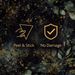 Luxury Dark Botanical Wallpaper – Peel & Stick Black & Gold Wall Decor, Removable, Waterproof_maomaolike.com