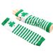 Unisex Irish green shamrock men's half finger long gloves Rave party festival women's gloves_maomaolike.com