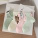 Unisex Cute Little Bear Girl Medium Socks Cartoon Thin Girl White Socks Ins Student Sports Short Socks_maomaolike.com