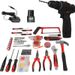 128 Piece Power Station Set With Battery, 36V Cordless Drill Set, Home Tool Set, Cordless Impact Wrench, Hand Tool Set, Cordless Power Screwdriver Set, Ratchet Screwdriver Set, Cordless Drill_maomaolike.com