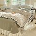 2026 Spring New Class A Knitted Cotton Double Layer Gauze Four-Piece Spring Summer Ruffle Edge Quilt Quilted Bed Cover_maomaolike.com