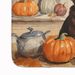 Chocolate Lab Fall Kitchen Pumpkins Memory Foam Kitchen Mat Machine Washable Anti-Fatigue Mat Cushion Comfort Bath Mat Or Kitchen Rug_maomaolike.com