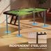 Poker Table Foldable, 72" Portable Casino Blackjack Table For 8 Players With Felt Surface, Cup Holders, Green_maomaolike.com