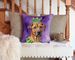 Rhodesian Ridgeback King Of Mardi Gras Throw Pillow Machine Washable, Indoor Outdoor Decorative Pillow For Couch, Bed Or Patio, 14Hx14W_maomaolike.com