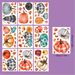 9 Sheets Fall Window Clings 98PCS Thanksgiving Window Stickers Pumpkin Maple Leaf Double Sided Static Window Decals For Autumn Party Supplies_maomaolike.com