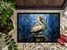 Pelican Blues Doormat Front Door Mat Indoor Outdoor Rugs For Entryway, Non Slip Washable Low Pile, 24H X 36W_maomaolike.com
