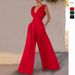 new slim jumpsuit high waist slimming jumpsuit straight wide leg pants for women_maomaolike.com