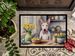 Decorating Easter English Bull Terrier Doormat Front Door Mat Indoor Outdoor Rugs For Entryway, Non Slip Washable Low Pile, 24H X 36W_maomaolike.com