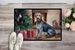 Irish Wolfhound Cozy Christmas Doormat Front Door Mat Indoor Outdoor Rugs For Entryway, Non Slip Washable Low Pile, 24H X 36W_maomaolike.com