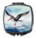 Black Skimmer Compact Mirror Decorative Travel Makeup Mirror For Women Girls Gifts Pocket Makeup Mirror Folding Handheld_maomaolike.com