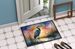 Blue Heron Setting Sun Doormat Front Door Mat Indoor Outdoor Rugs For Entryway, Non Slip Washable Low Pile, 24H X 36W_maomaolike.com