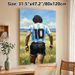 Soccer Player #10 Jersey Painting Poster, Vibrant Impasto Style Athlete In Open Field Poster, Artistic Sports-themed Wall Decor Ideal For Home, Game_maomaolike.com