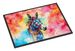 Hippie Animal Donkey Doormat Front Door Mat Indoor Outdoor Rugs For Entryway, Non Slip Washable Low Pile, 24H X 36W_maomaolike.com