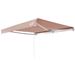 VEVOR Manual Retractable Awning, 12 X 10 Ft Outdoor Patio Awning Retractable Sun Shade, Water-Resistant Polyester Patio Door Window Awning Sunshade Shelter With Crank Handle For Backyard, Balcony_maomaolike.com