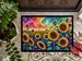 Sunflowers In Color Doormat Front Door Mat Indoor Outdoor Rugs For Entryway, Non Slip Washable Low Pile, 24H X 36W_maomaolike.com