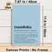 Tsundoku Definition Painting Poster, Minimalist Typographic Poster, Relatable Literary-themed Decor Ideal For Home Reading Nook, Study Room_maomaolike.com
