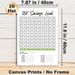 30K Savings Goal Painting Poster, Clear Minimalist Savings Tracking Chart Poster, Practical Tool To Plan And Monitor $30,000 Savings Progress, Ideal_maomaolike.com