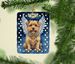 Norfolk Terrier My Angel Porcelain Ornament Christmas Tree Hanging Decorations For Home Christmas Holiday, Rectangle, Gift, Multicolor_maomaolike.com