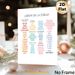 Spanish Books Of The Bible Painting Poster, Colorful Categorized Typographic Poster, Clear Organized Display Of Biblical Books, Ideal For Home, Study_maomaolike.com