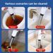 Multifunctional Stainless Steel Electric‑manual Dual‑use Sewer Drain Clog Remover,Household Plunger Cleaner For Kitchen Bathroom Toilet Floor Drain_maomaolike.com
