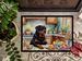 Decorating Easter Rottweiler Doormat Front Door Mat Indoor Outdoor Rugs For Entryway, Non Slip Washable Low Pile, 24H X 36W_maomaolike.com