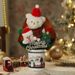 Bear American Cartoon Decoration Christmas Gift Ornament Fabric Doll Santa Claus Snowman Plush Toy_maomaolike.com
