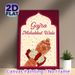 Gajra Mohabbat Wala Indian Mehndi Themed Painting Poster, Vibrant Traditional Intricate Henna Art & Floral Gajra Design Poster, Cultural Festive Decor_maomaolike.com