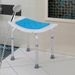 Homcom 6-Level Adjustable Curved Bath Stool Spa Shower Chair Non-Slip Design For The Elderly, Injured, & Pregnant Women_maomaolike.com