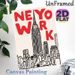 New York City Skyline Painting Poster, Bold Red Lettering & Hand-drawn Line Art Poster, Chic Urban Decor Ideal For Living Room, Office, Bedroom_maomaolike.com