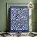 Hippocratic Oath Painting Poster, Minimalist Typographic Poster, Bold White Text On Navy Blue, Professional Ethical Statement Ideal For Clinic_maomaolike.com
