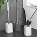 Cleaning Household Washing Toilet No Dead Angle With Base Bathroom Long Handle Set Brush Extended_maomaolike.com