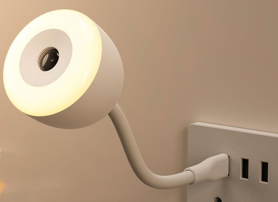 Light Atmosphere Bedroom Bedside Sleep Star Projection Night Plug-in Model Voice Remote Control Timer Moon Lamp_maomaolike.com