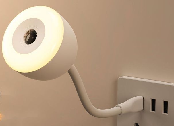 Light Atmosphere Bedroom Bedside Sleep Star Projection Night Plug-in Model Voice Remote Control Timer Moon Lamp_maomaolike.com