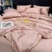 Washable Thin Ice Silk Air Condition Quilt Cover, Cool Four Piece Summer Bed Linen, Lightweight Three-Piece Bed Sheet Set For Daily Bedroom Rest Use
_maomaolike.com