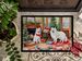 American Eskimo Christmas Cookies Doormat Front Door Mat Indoor Outdoor Rugs For Entryway, Non Slip Washable Low Pile, 24H X 36W_maomaolike.com