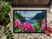 Washington Coast Rhododendrons In Watercolor Doormat Front Door Mat Indoor Outdoor Rugs For Entryway, Non Slip Washable Low Pile, 24H X 36W_maomaolike.com