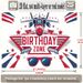 Fighter Theme Birthday Party Banner - 2D Flat Polyester Backdrop, Wall Hanging Photo Props, Fighter Party Decor_maomaolike.com