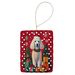 Poodle Holiday Christmas Porcelain Ornament Christmas Tree Hanging Decorations For Home Christmas Holiday, Rectangle, Gift, Multicolor_maomaolike.com