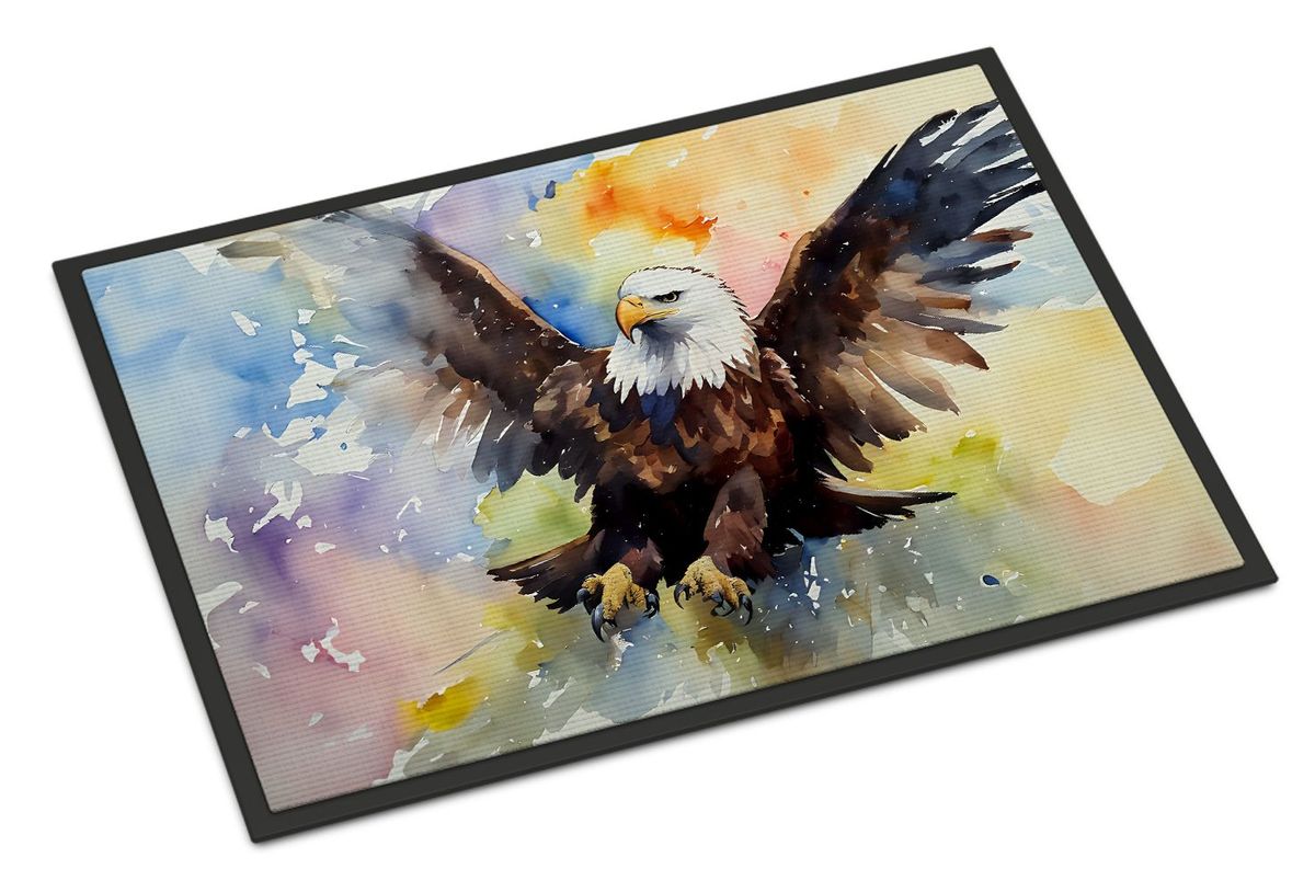 Eagle Doormat Front Door Mat Indoor Outdoor Rugs For Entryway, Non Slip Washable Low Pile, 24H X 36W_maomaolike.com
