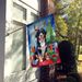 Bernese Mountain Dog Christmas Reindeer House Flag Large Porch Sleeve Pole Decorative Outside Yard Banner Artwork Wall Hanging, Polyester, House Size, Multicolor_maomaolike.com