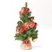 2'RED/GOLD DECORATION BURLAP Tree WITH 50 WARM WHITE LED LIGHTS-BATTERY OPERATED_maomaolike.com