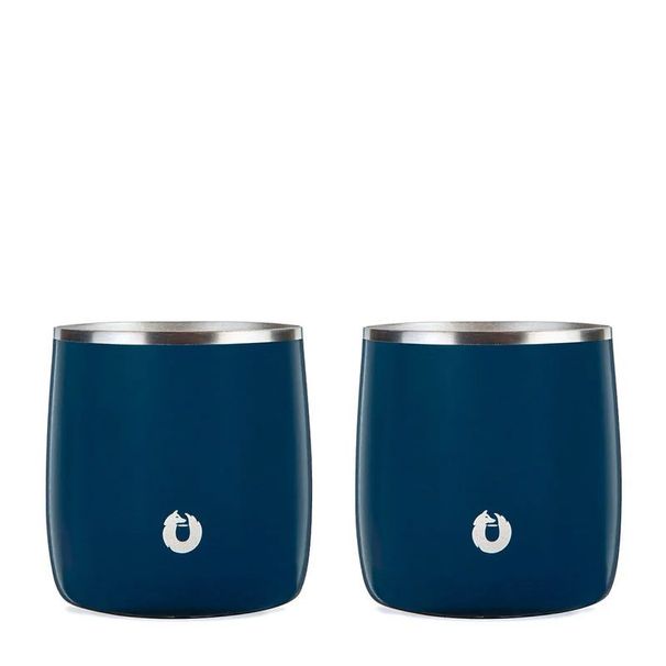 Stainless Steel Rocks Glass, Set Of 2 - Navy_maomaolike.com